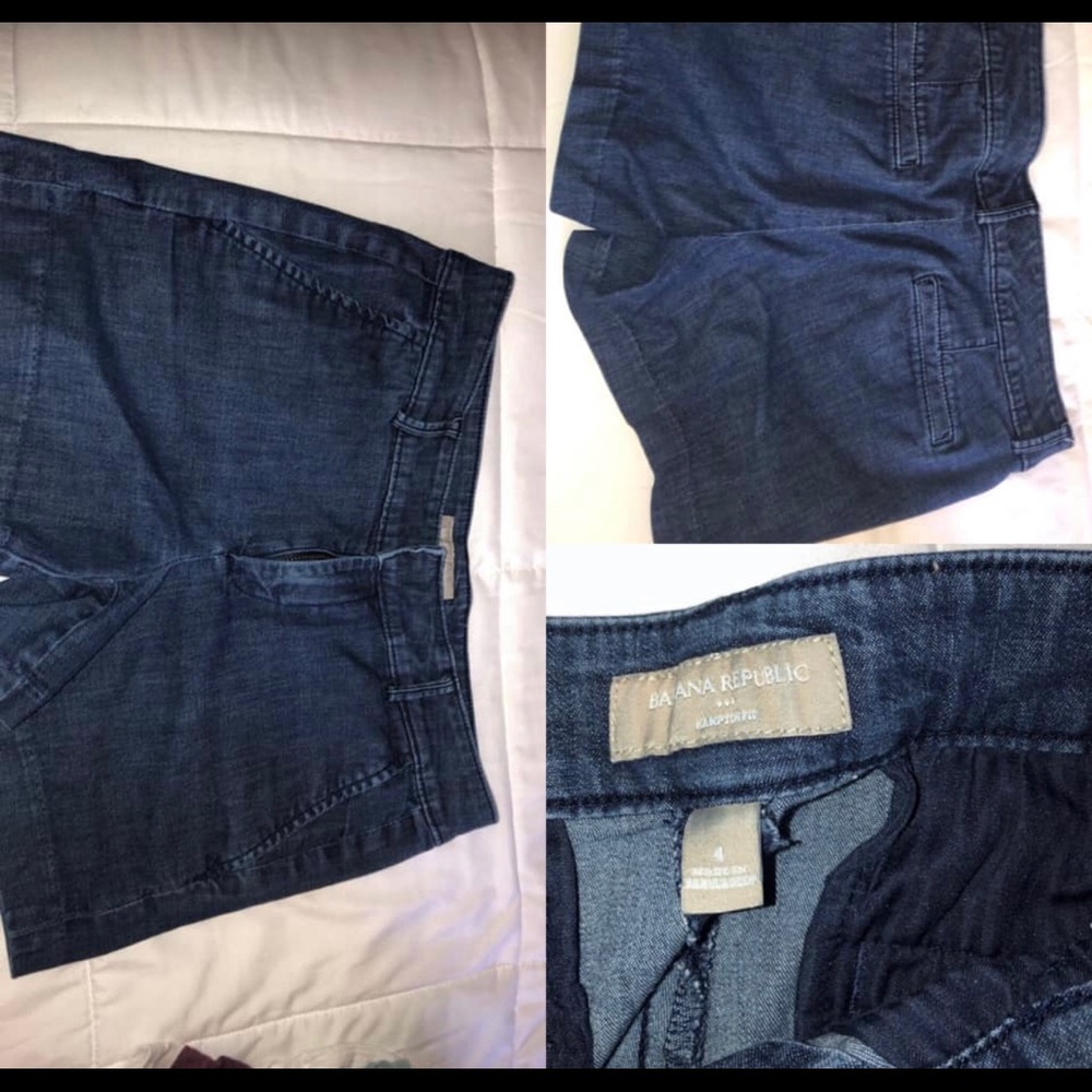 banana republic jean shorts